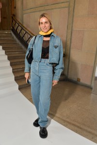 Front row at Miu Miu RTW Spring 2022