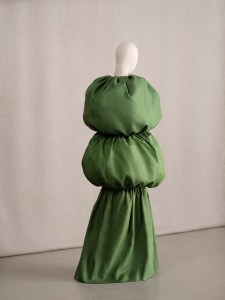 Balenciaga evening dress and cape, fall-winter 1961.