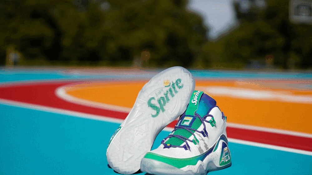 FILA's latest collaboration features NBA star Grant Hill and beloved American soft drink Sprite.
