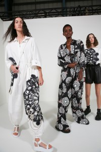 Backstage at Hermès RTW Spring 2022