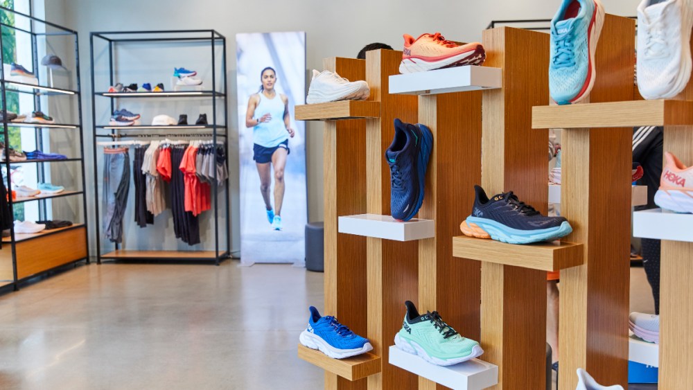 Hoka One One's Melrose popup store