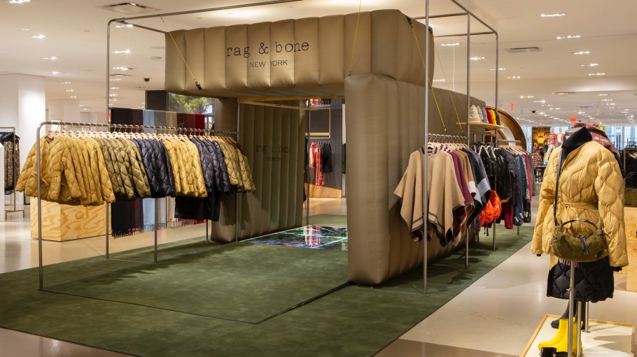 Rag & Bone popup at Saks Fifth Avenue