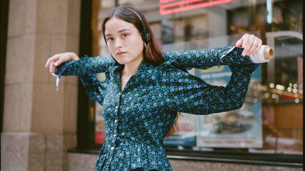 Chase Sui Wonders wearing a top from Anna Sui x Batsheva