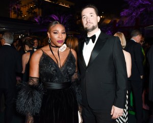 Serena Williams and Alexis Ohanian