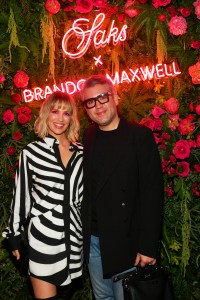 January Jones and Brandon Maxwell