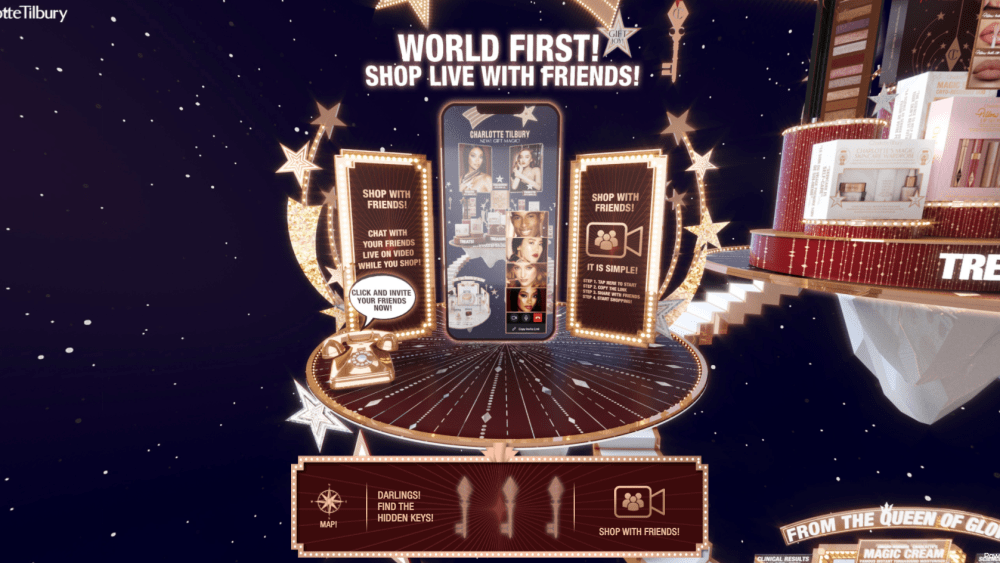 Charlotte Tilbury, Obsess Make Metaverse Move With 'Shop With Friends'