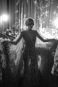 Backstage at the Gucci Spring 2022 Love Parade in Los Angeles
