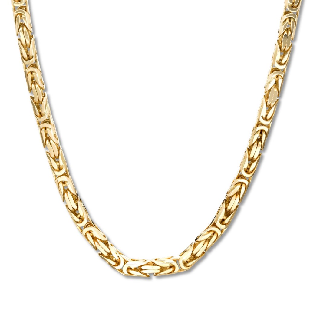 Jared Men's Byzantine Chain Necklace 14K Yellow Gold 26"