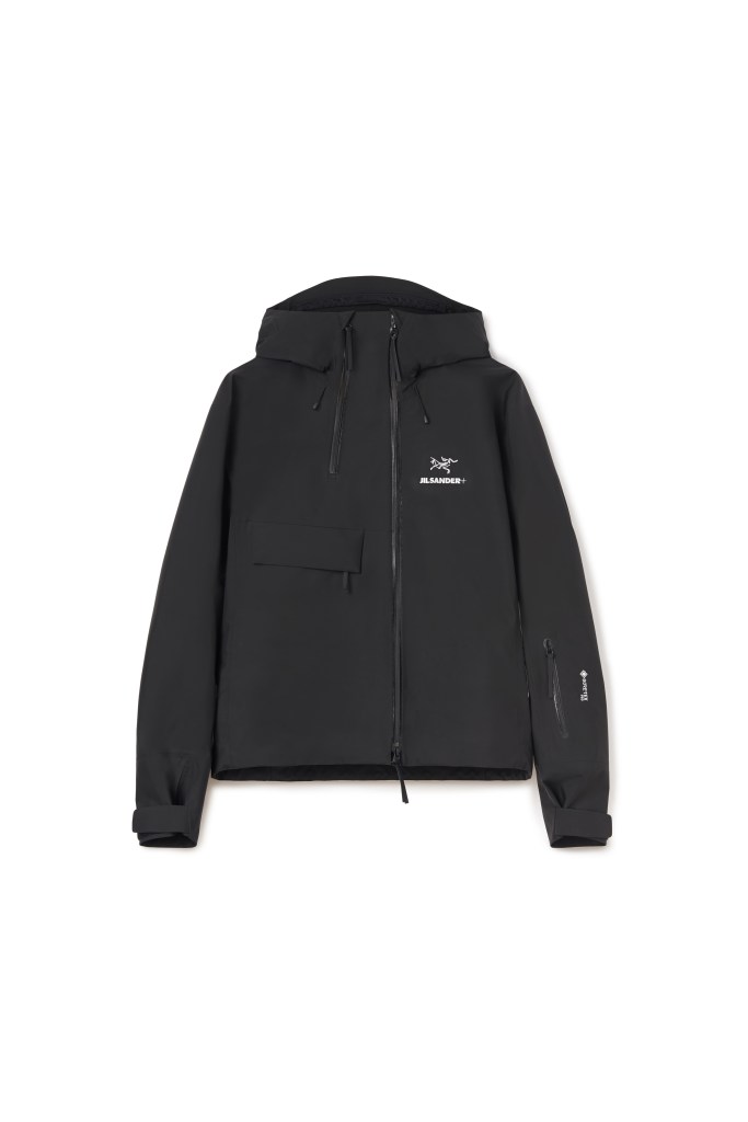 Jil Sander + Arc'Teryx logo jacket