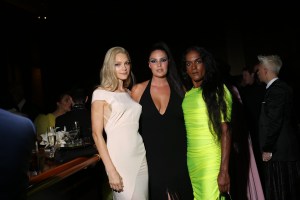 Jessica Stam and Candice Huffine