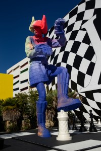 The Louis Vuitton Sculpture Garden in the Miami Design District