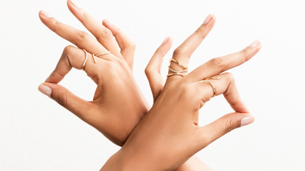 Rings from the Annarita Celano sustainable jewelry collection