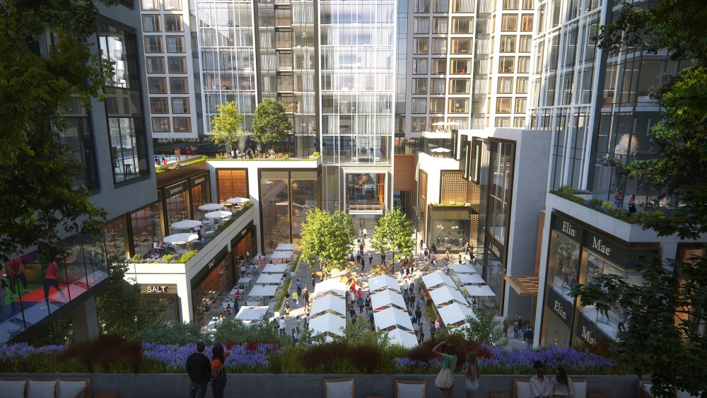 Rendering of The Superette in the Boston Seaport.