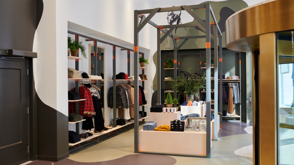 Inside Todd Snyder’s Rockefeller Center location.