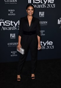 Regina Hall arrives at the 2021 InStyle Awards at The Getty Center on Monday, Nov. 15, 2021, in Los Angeles. (Photo by Jordan Strauss/Invision/AP)