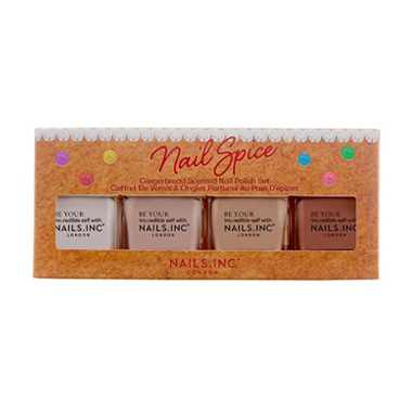 Nails Inc. Nail Spice 4-Piece Scented Nail Polish Set 