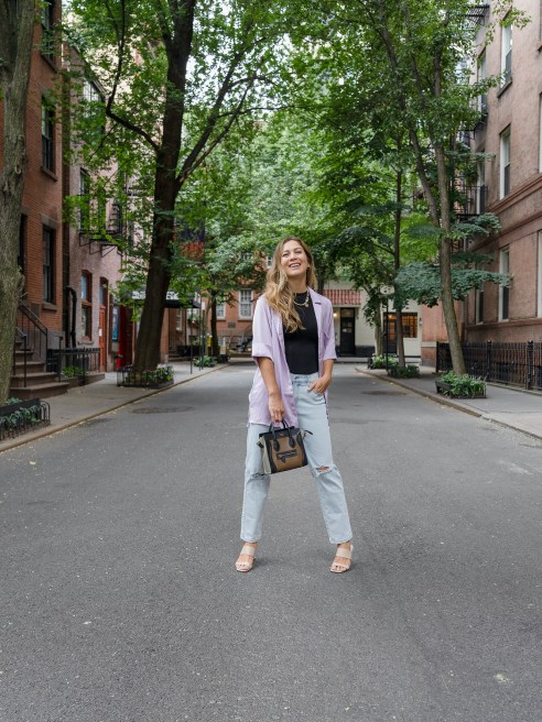 Sene collaborated with Peloton instructor and fitness expert Emma Lovewell on a custom denim collection for men and women.