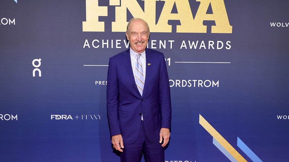 NEW YORK, NEW YORK - NOVEMBER 30: Former tennis player, Stan Smith attends the 35th Annual Footwear News Achievement Awards on November 30, 2021 in New York City. (Photo by Jamie McCarthy/Getty Images for Footwear News)