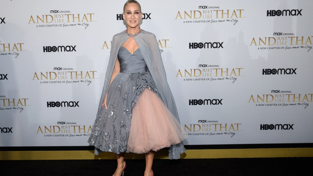 Sarah Jessica Parker attends the premiere of HBO's "And Just Like That" at the Museum of Modern Art on Wednesday, Dec. 8, 2021, in New York. (Photo by Evan Agostini/Invision/AP)