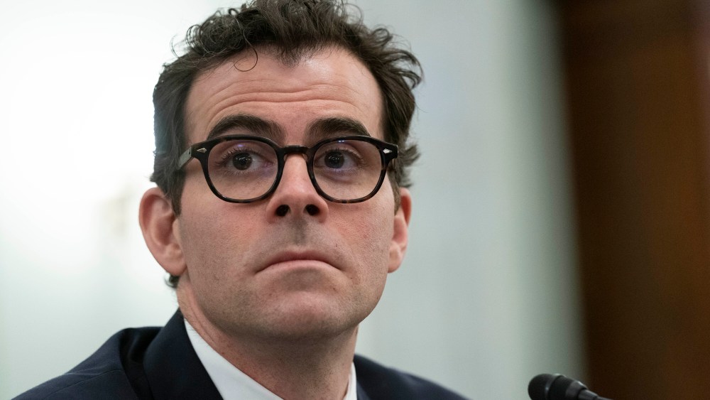 Adam Mosseri, the head of Instagram, testifies before the Senate Commerce, Science, and Transportation Subcommittee on Consumer Protection, Product Safety, and Data Security hearing on Capitol Hill in Washington Wednesday Dec. 8, 2021. (AP Photo/Jose Luis Magana)