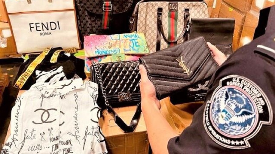 CBP officers assigned to the Los Angeles-Long Beach Seaport intercepted 13,586 counterfeit designer goods from a cargo shipment from China.