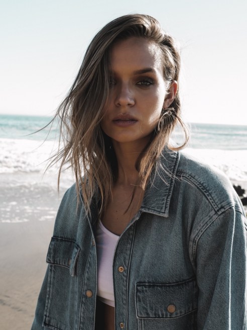 Triarchy tapped model Josephine Skriver to introduce a new range of jeans made with an exclusive sustainable fabric.