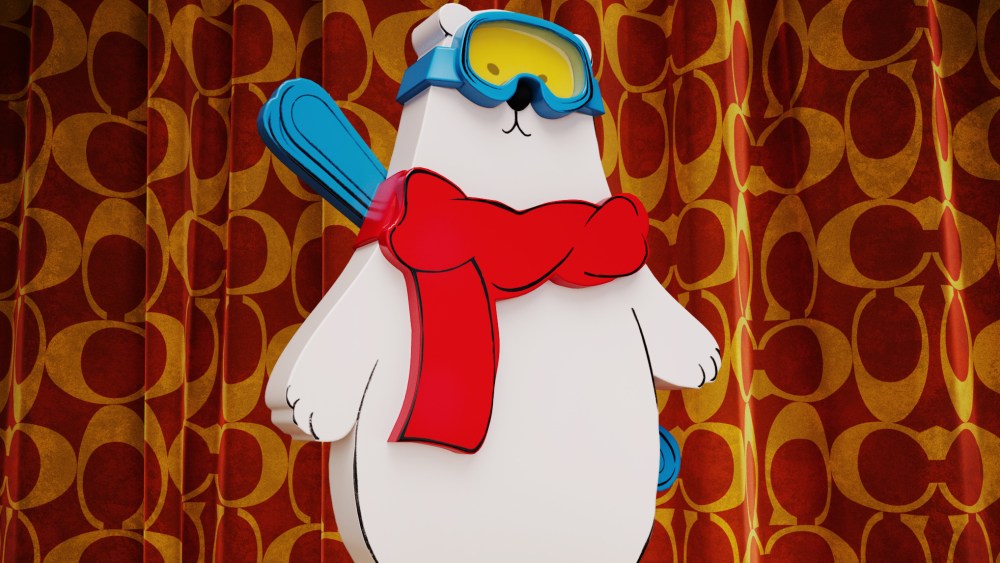 Fuzz the polar bear is one of Coach's NFTs.
