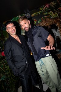 Jwan Yosef and Ricky Martin
