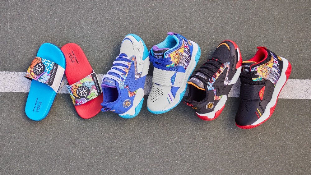 Skechers' collaboration with Hoop ’Til It Hurts! dropped this week.