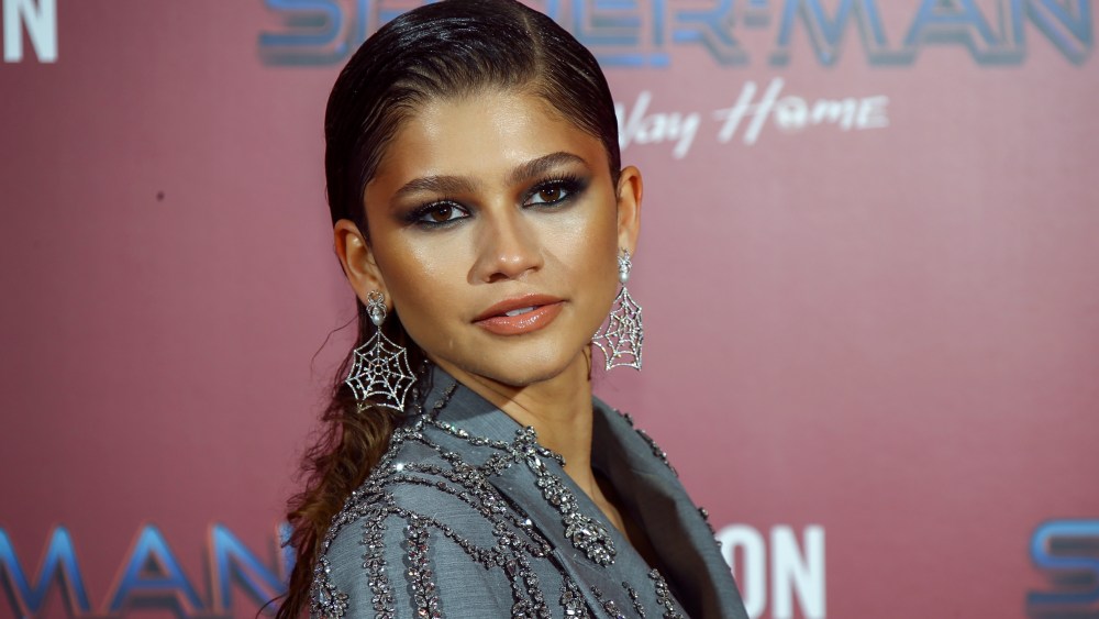 Zendaya at "Spider-Man: No Way Home" London Premiere: Alexander McQueen Look, Photos