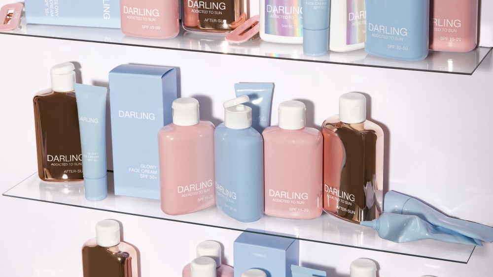 The Darling sun care products.