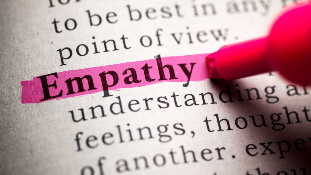 Fake Dictionary, definition of the word empathy.