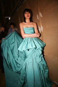 Backstage at Elie Saab Couture Spring 2022