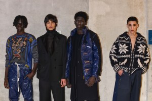 Backstage at Etro Men’s Fall 2022