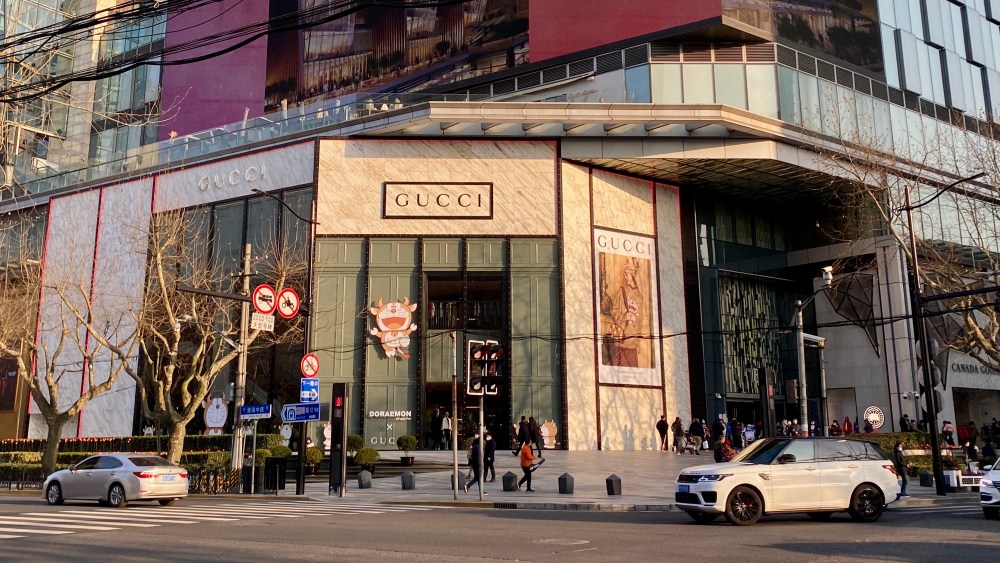 Gucci's flagship in Shanghai’s iAPM mall, shut last month