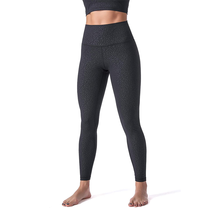 Black on black camo leggings