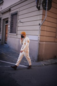 Street style at Pitti Uomo 101.