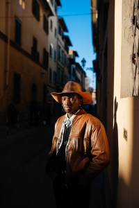 Street style at Pitti Uomo 101.
