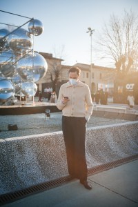 Street style at Pitti Uomo 101.