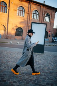 Street style at Pitti Uomo 101.