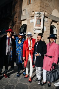 Street style at Pitti Uomo 101.