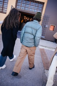 Street style at Pitti Uomo 101.