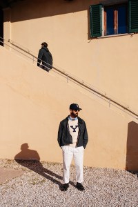 Street style at Pitti Uomo 101.