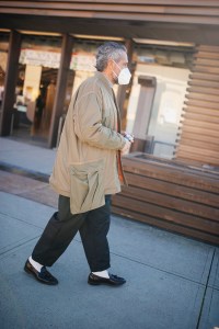 Street style at Pitti Uomo 101.