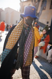 Street style at Pitti Uomo 101.