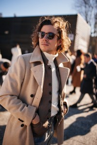 Street style at Pitti Uomo 101.