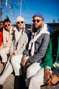 Street style at Pitti Uomo 101.