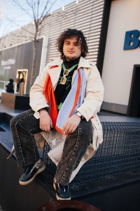 Street style at Pitti Uomo 101.