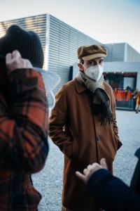 Street style at Pitti Uomo 101.