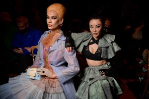 Front Row at Viktor & Rolf Couture Spring 2022